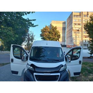 Дефлектор капота 2014+ (EuroCap) Peugeot Boxer 2006-2025 гг. фото 2