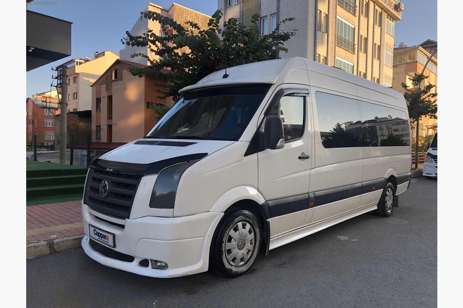 Volkswagen Crafter 2006-2016 гг. Дефлектор капота 2006↗, 2011↗ (EuroCap) Фото 3