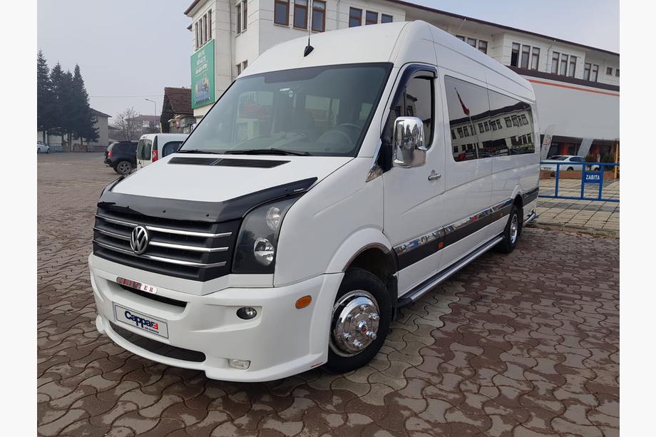 Volkswagen Crafter 2006-2016 гг. Дефлектор капота 2006↗, 2011↗ (EuroCap) Фото 7