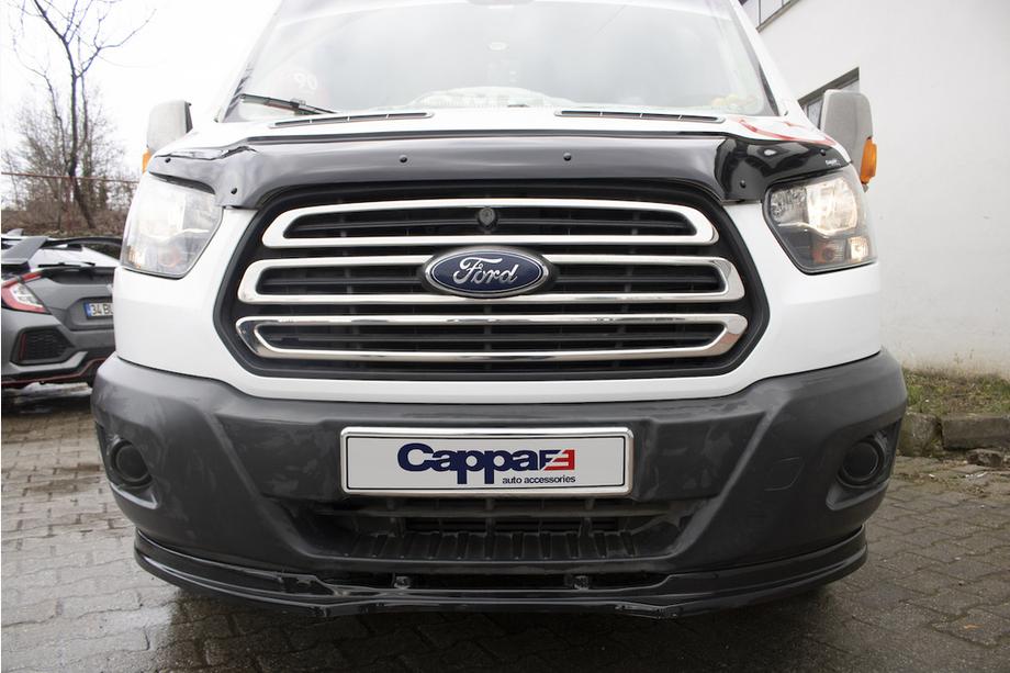 Ford Transit 2014- гг. Дефлектор капота EuroCap (2014-2018) Фото 3