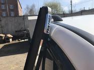 Peugeot Partner Tepee 2008-2018 гг. Боковые пороги Omsa Black (2 шт., алюминий) фото 3