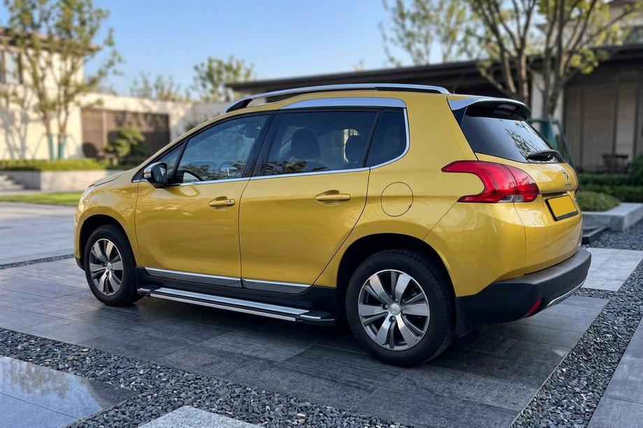 Peugeot 3008 2008-2016 гг. Боковые Подножки Rainbow (2 шт., Алюминий) 2014-2016 Image