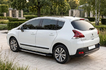 Peugeot 3008 2008-2016 гг. Боковые Подножки Duru (2 шт., Алюминий) 2014-2016 фото 1