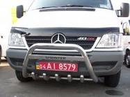 Mercedes Sprinter W901/902/903/904/905 1995–2006 гг. Дефлектор капота FLY (2000-2006) фото 3