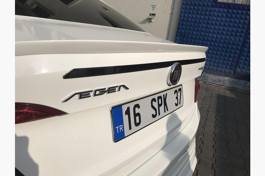 Fiat Tipo 2016- гг. Спойлер под покраску (стекловолокно) Фото 9
