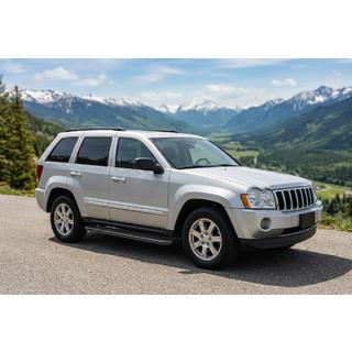 Боковые пороги Bosphorus Black (2 шт., алюминий) Jeep Grand Cherokee WK 2004-2010 гг. фото 1