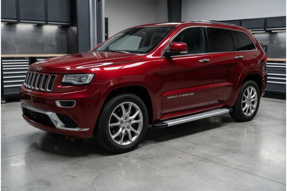Jeep Grand Cherokee WK2 2010-2021 гг. Боковые Подножки Maya V2 (2 шт., Алюминий) Image