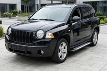 Jeep Compass 2006-2016 гг. Боковые Подножки Line (2 шт., Алюминий) фото 1