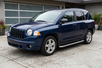 Jeep Compass 2006-2016 гг. Боковые Подножки Maydos V1 (2 шт., Алюминий и Нержавейка) фото 1