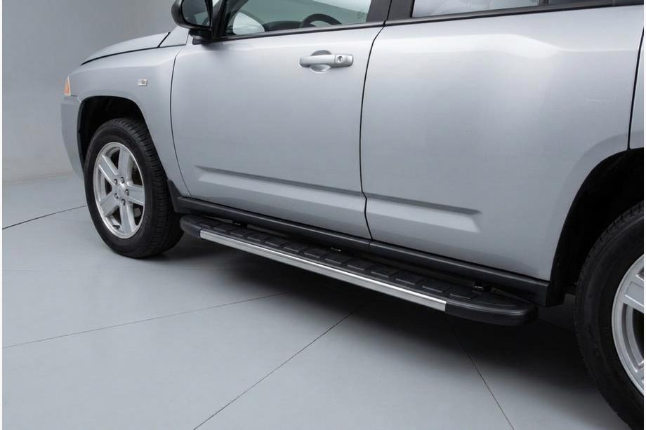 Jeep Compass 2006-2016 гг. Боковые Подножки Duru (2 шт., Алюминий) Image