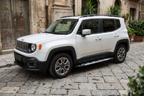 Jeep Renegade 2014- гг. Боковые Подножки Sunrise (2 шт., Алюминий) фото 1