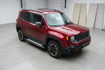 Jeep Renegade 2014- гг. Боковые Подножки Rainbow (2 шт., Алюминий) фото 1