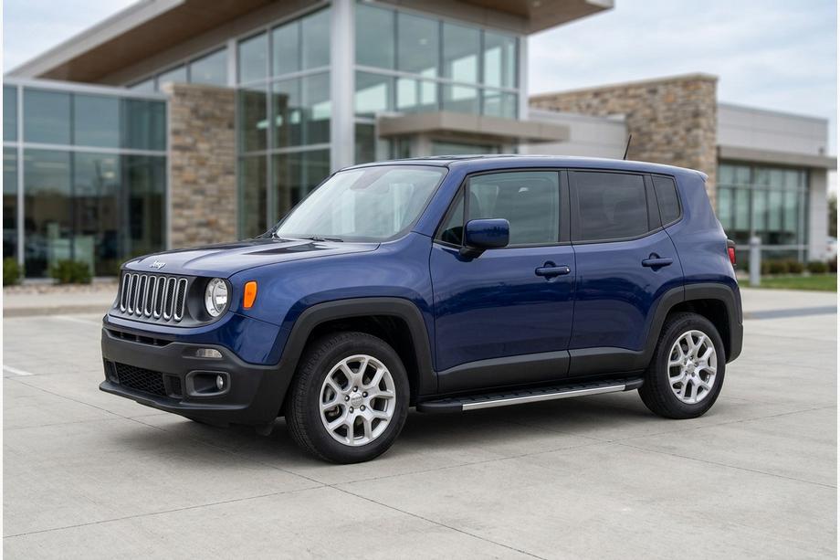 Jeep Renegade 2014- гг. Боковые Подножки Duru (2 шт., Алюминий) Image