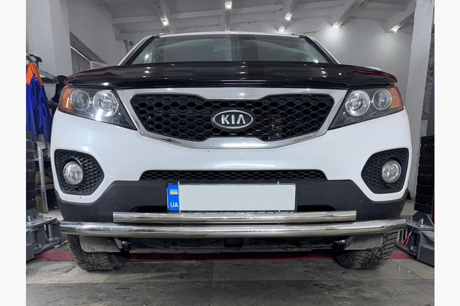 Kia Sorento II XM 2009-2014 гг. Передняя нижняя защита нержавейка Image