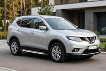 Nissan X-trail T32/Rogue 2014-2021 гг. Боковые Подножки Line (2 шт., Алюминий) фото 1