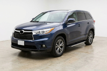Toyota Highlander 2013-2019 гг. Боковые пороги RedLine V1 (2 шт., алюминий) фото 1