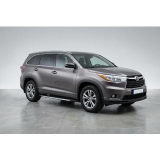 Боковые Подножки Duru (2 шт., Алюминий) Toyota Highlander 2013-2019 гг. фото 1