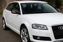 Audi A3 2003-2012 гг. Накладки на Зеркала 2008-2012 (2 шт., Карбон) фото 1