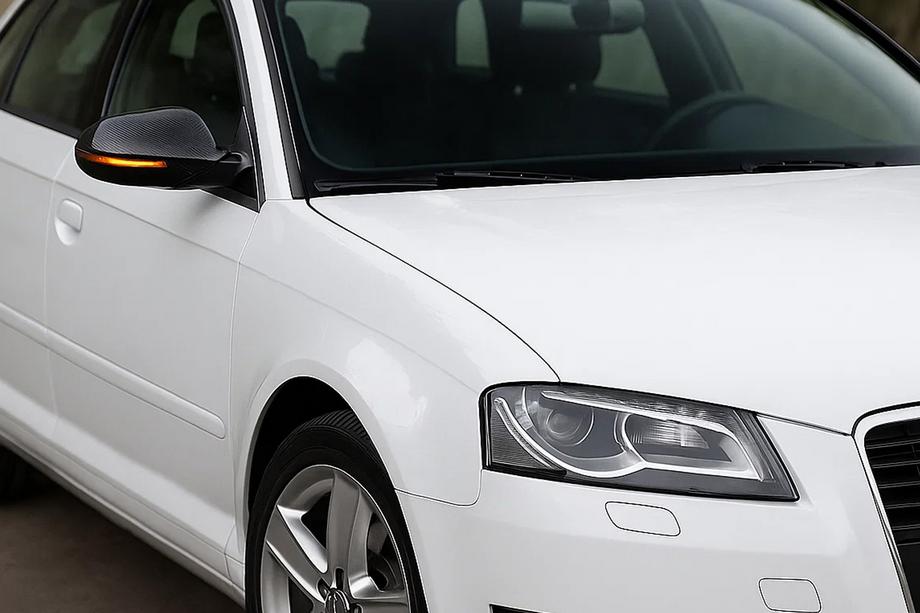 Audi A5 2007-2015 гг. Накладки на Зеркала (2 шт., Карбон) Image