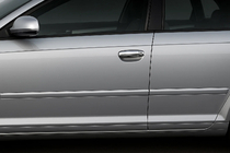 Audi A4 B6 2000-2004 гг. Хромированные Накладки на Ручки (4 шт., Нержавейка) фото 3