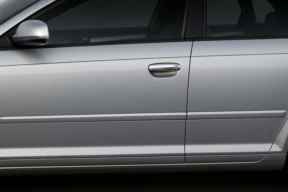 Audi A4 B6 2000-2004 гг. Хромированные Накладки на Ручки (4 шт., Нержавейка) Фото 3