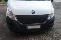 Renault Master 2011-2023 гг. Зимняя решетка (2010-2014, верхняя) Матовый фото 1