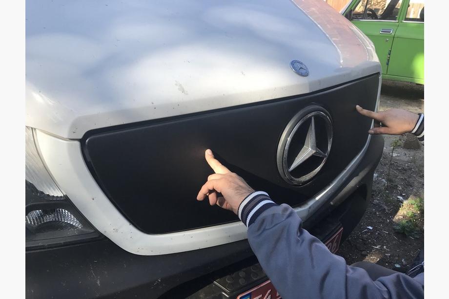 Mercedes Sprinter W906 2006–2018 гг. Зимняя накладка на решетку радиатора V1 (2013↗) Матовый Фото 9