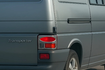 Volkswagen T4 Transporter 1990-2003 гг. Накладки на Задние Фонари (2 шт., Нержавейка) OmsaLine - Итальянская Нержавейка фото 4