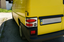 Volkswagen T4 Transporter 1990-2003 гг. Накладки на Задние Фонари (2 шт., Нержавейка) OmsaLine - Итальянская Нержавейка фото 5