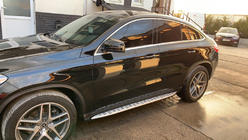 Mercedes GLE coupe C292 2015-2019 гг. Боковые Подножки (OEM) фото 1