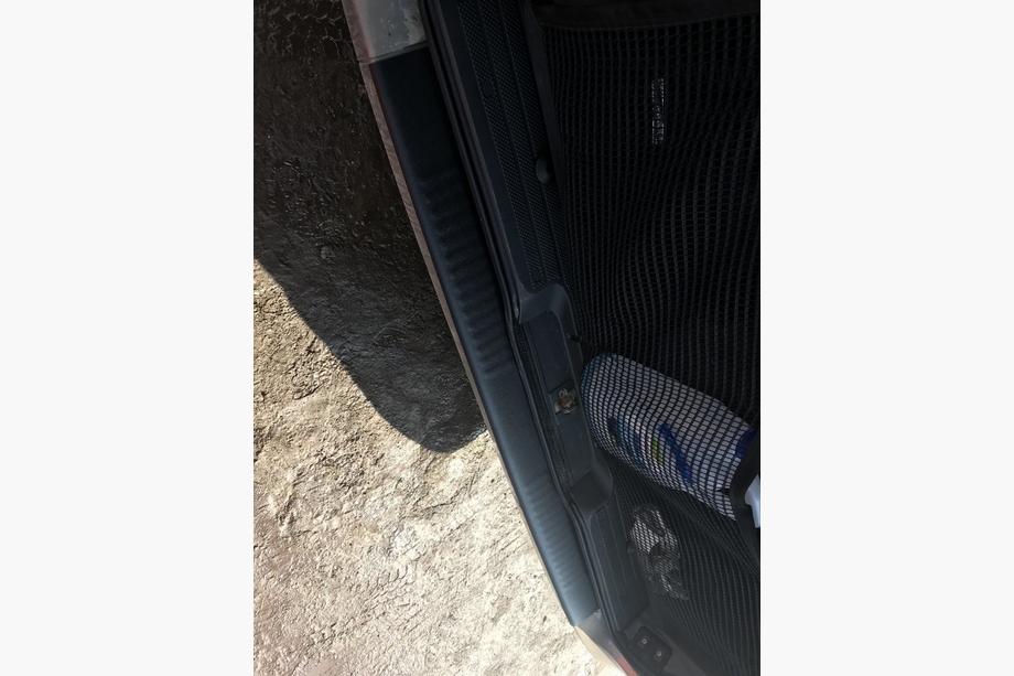 Mercedes Vito W639 2004-2014 гг. Накладка на задний бампер с загибом (DDU, пластик) Фото 7