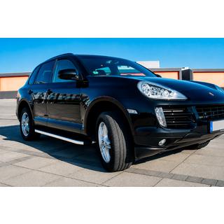 Боковые Подножки BlackLine (2 шт., Алюминий) Porsche Cayenne 2003–2010 гг. фото 1
