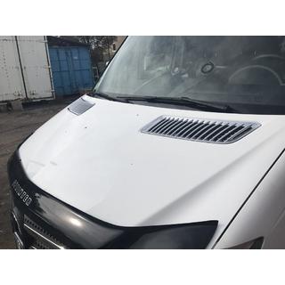 Накладка на охлаждение (2 шт., ABS) Mercedes Sprinter W906 2006–2018 гг. фото 4