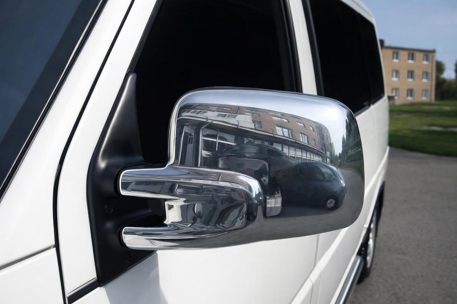 Volkswagen T4 Transporter 1990-2003 гг. Накладки на Зеркала (Carmos, 2 шт, пластик) Carmos - турецкий ABS-пластик Image
