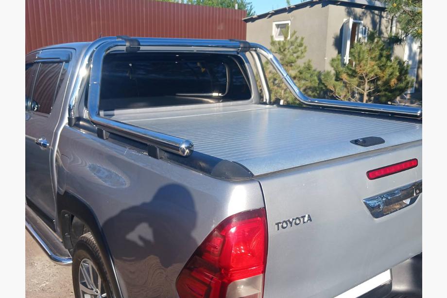Toyota Hilux 2015- гг. Дуга из нержавеющей стали 70мм Фото 3