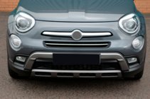 Fiat 500X 2014-2024 гг. Накладка на передний бампер из нержавеющей стали фото 5