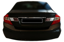 Honda Civic Sedan IX 2011-2016 гг. Хромированная накладка над номером (нерж. сталь) фото 1