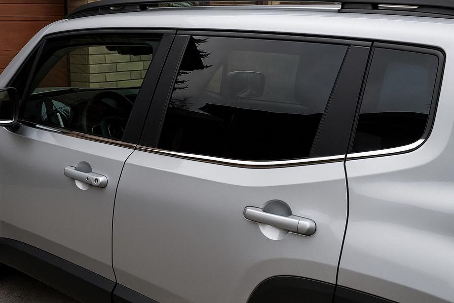 Jeep Renegade 2014- гг. Окантовка окон нержавейка (6 шт) Image