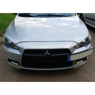 Рамка для номера (пластик) Mitsubishi Lancer X 2008- гг. фото 4