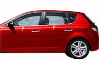 Opel Astra K 2016-2021 гг. Окантовка окон Нержавейка фото 10