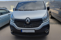 Renault Trafic 2015- гг. Окантовка противотуманных фар (2 шт, нержавейка) фото 1