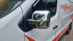 Opel Vivaro 2015-2019 гг. Накладки на Зеркала (2 шт., пластик) фото 6