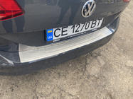 Volkswagen Passat B8 2015-2023 гг. Накладка на задний бампер OmsaLine Нержавейка фото 2