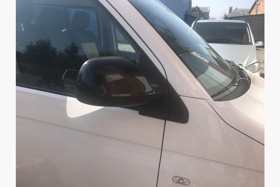 Volkswagen T6 2015-2024 гг. Накладки на Зеркала (2 шт., Карбон) Под карбон Фото 10