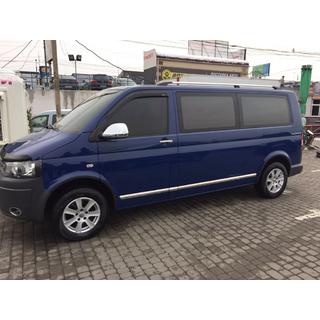 Молдинги на двери Нержавейка Хром Volkswagen T6 2015-2024 гг. фото 3