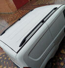 Fiat Doblo II 2010-2022 гг. Черные рейлинги Maxi, Металлические опоры фото 12