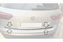 Volkswagen Tiguan 2016-2023 гг. Накладка на багажник нержавейка фото 4