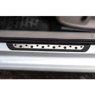 Накладки на пороги Flexill Dotline (4 шт, нержавейка) Volkswagen Golf 7/E-Golf 2012-2020 гг. фото 2