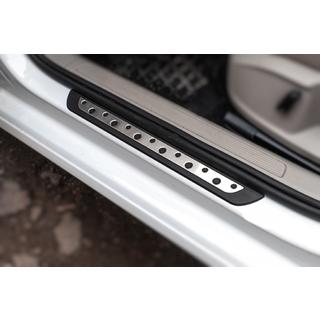 Накладки на пороги Flexill Dotline (4 шт, нержавейка) Volkswagen Golf 7/E-Golf 2012-2020 гг. фото 1