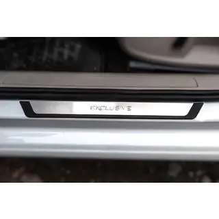 Накладки на пороги Flexill Exclusive (4 шт, нержавейка) фото 2